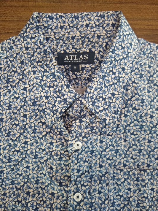 Atlas Dark Floral Short Sleeve Shirt