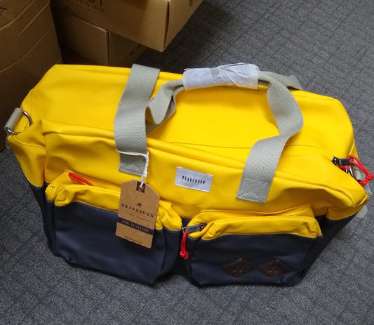 Brakeburn Overnight Bag - Yellow/Navy