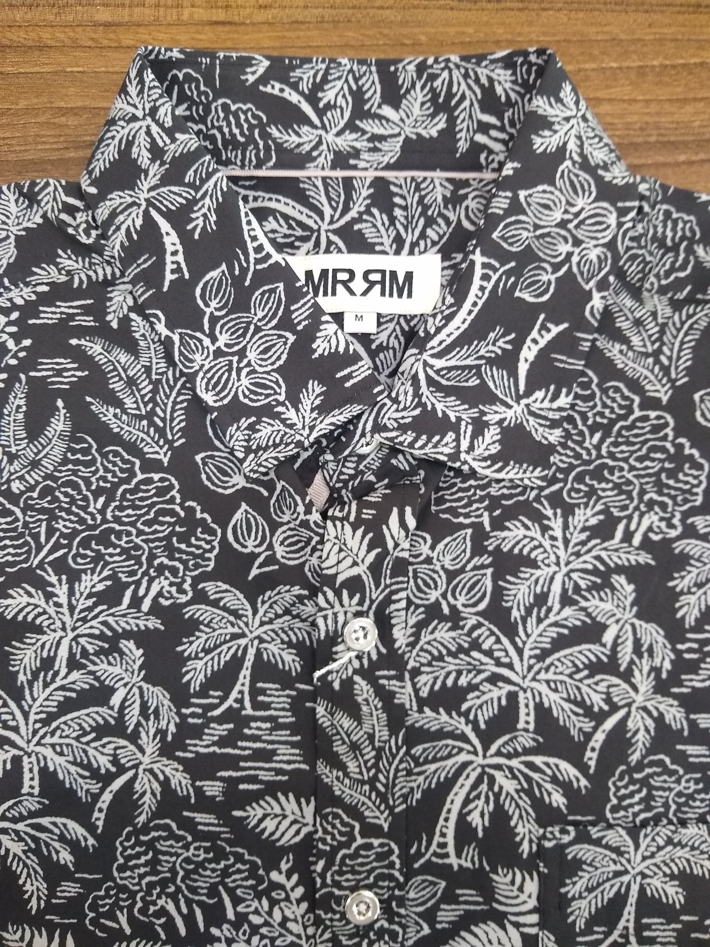 MRRM Black Palms Short Sleeve Shirt