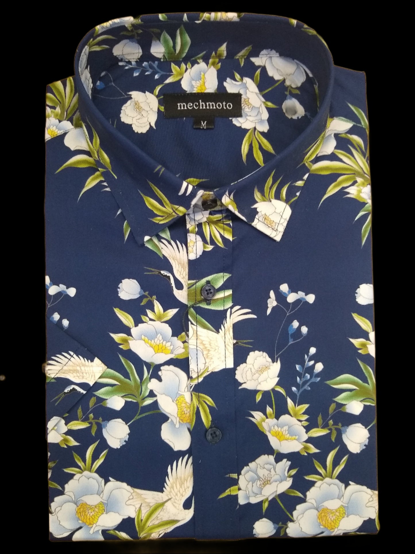 Mechmoto Blossom Print Short Sleeve Shirt