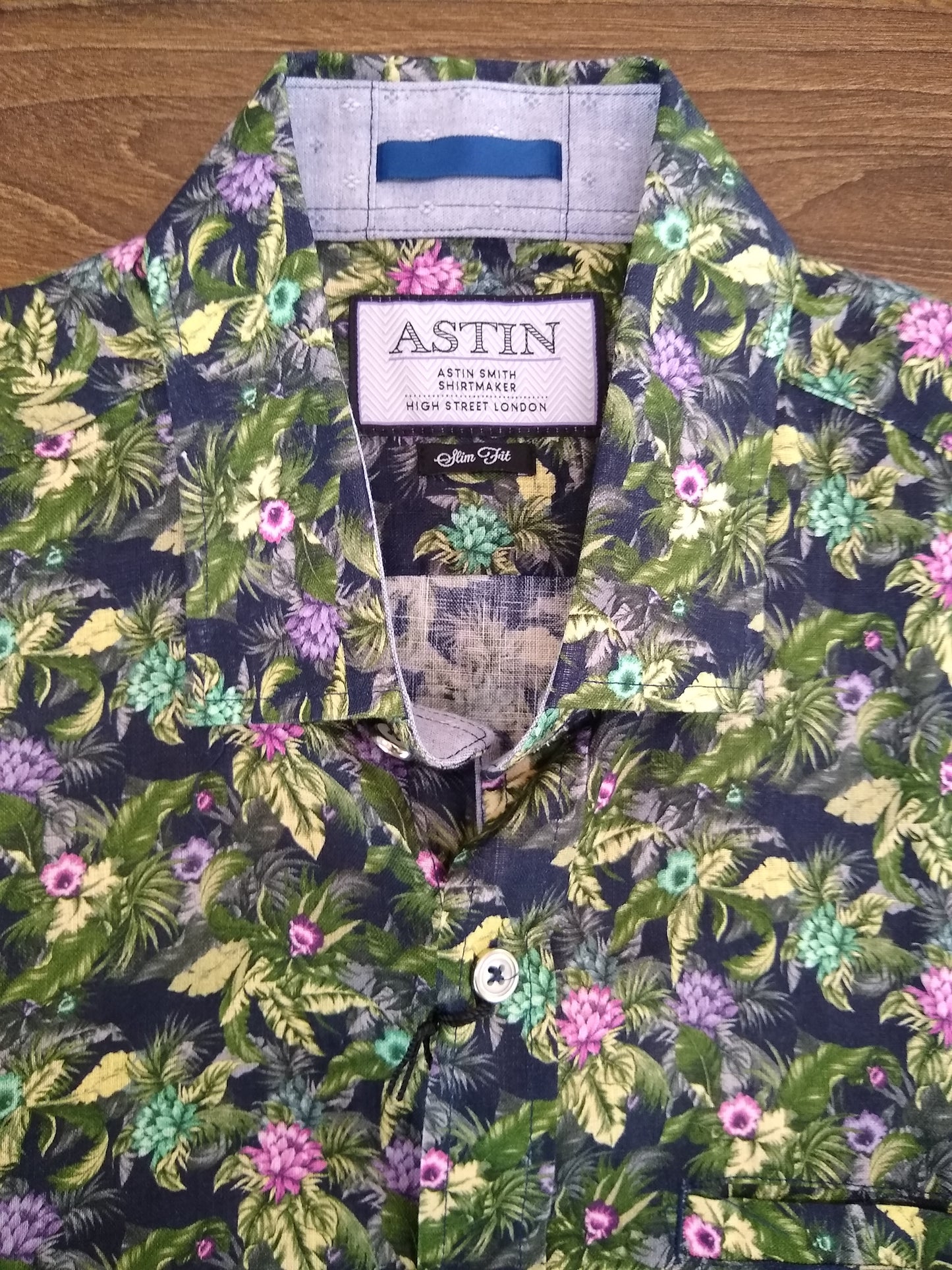 Astin Smith Caribbean Linen Short Sleeve Shirt
