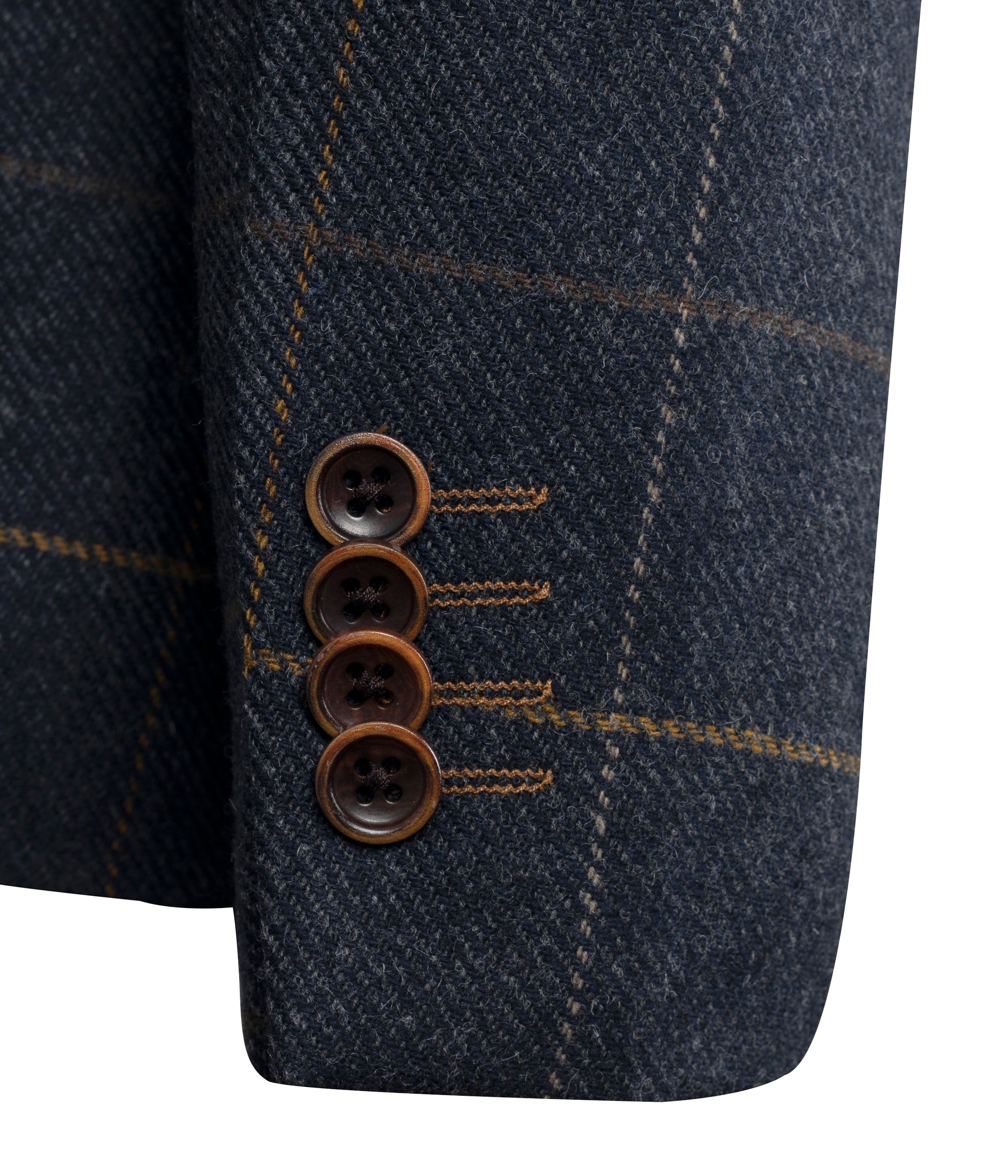 Guide London Italian Wool Blend Check Blazer - JKT3477