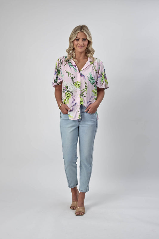 Knewe Fleur Short Sleeve Shirt K5016