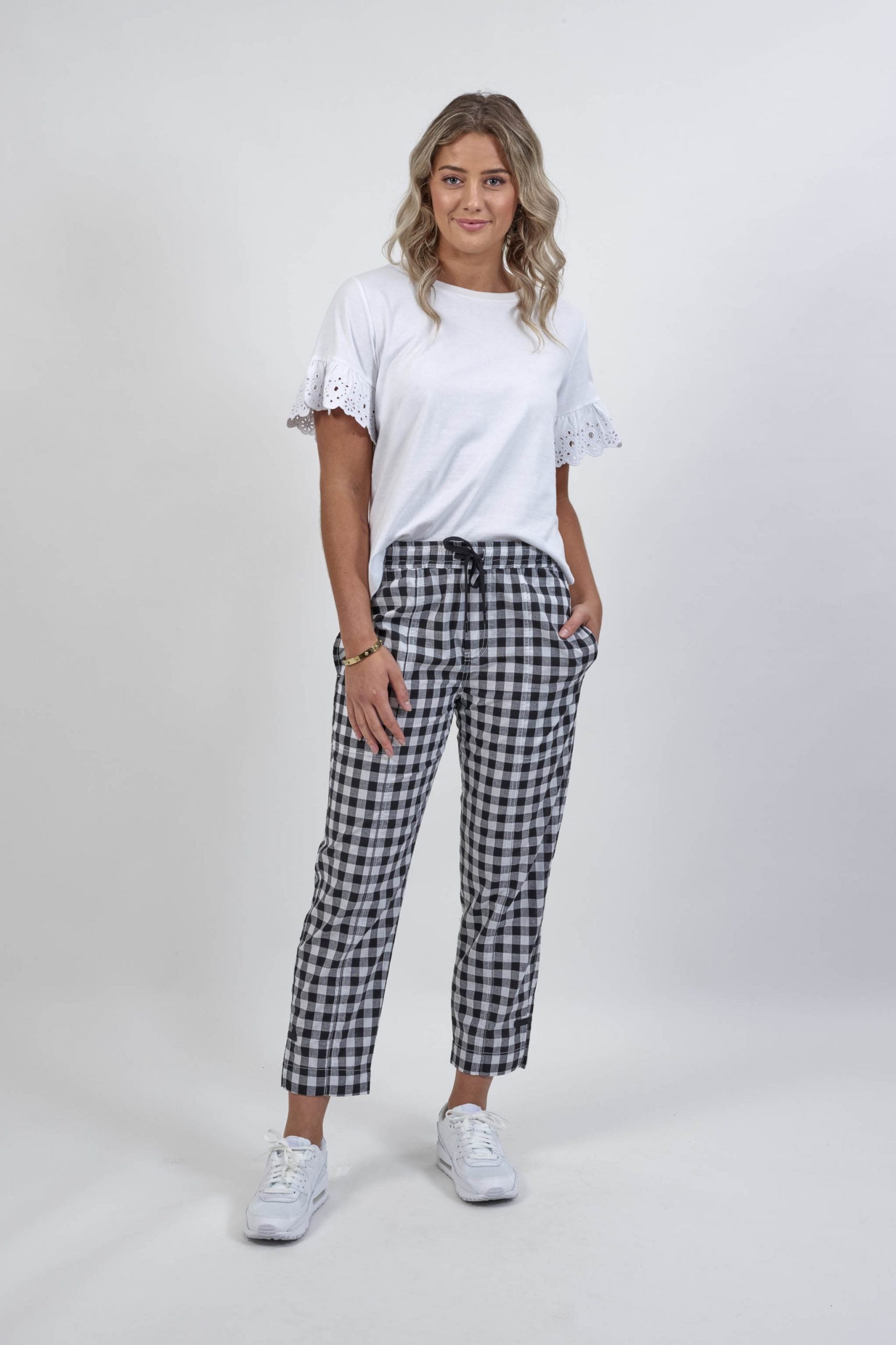 Knewe Ladies Checker Pant K7076