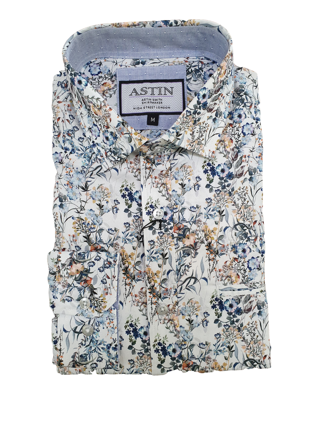 Astin Smith Long Sleeve Antique floral Print Shirt - L066-AS