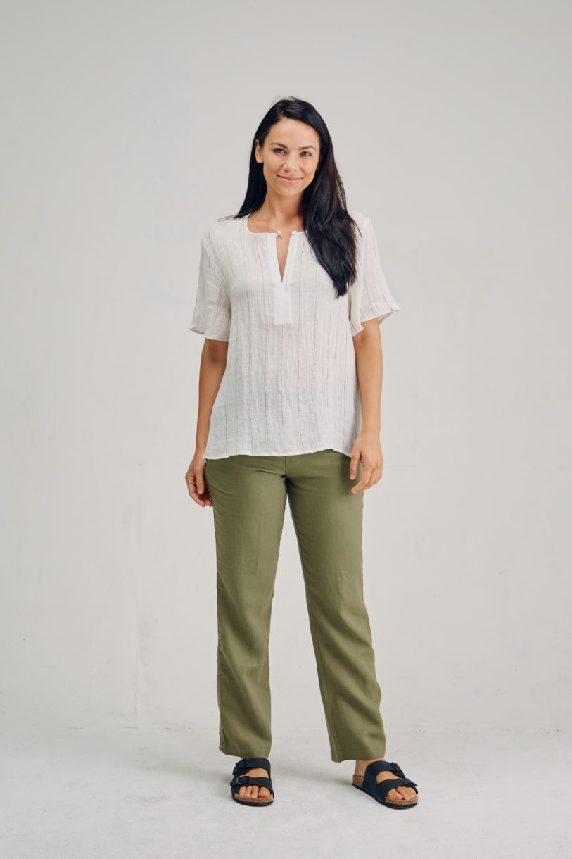 Braintree 100% Hemp Blouse - LST2166