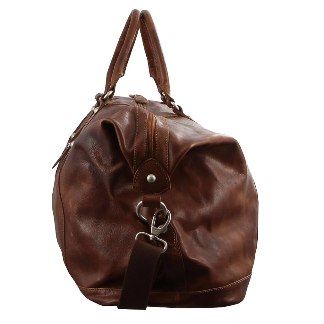 Pierre Cardin Leather Overnight Bag