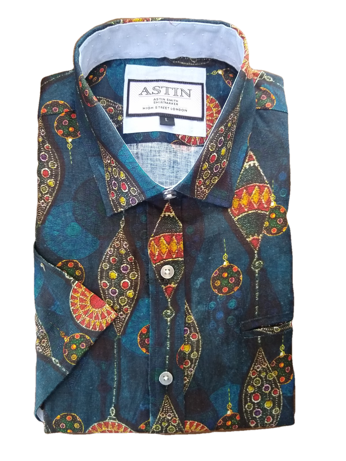 Astin Smith Morocco Print Short Sleeve Shirt