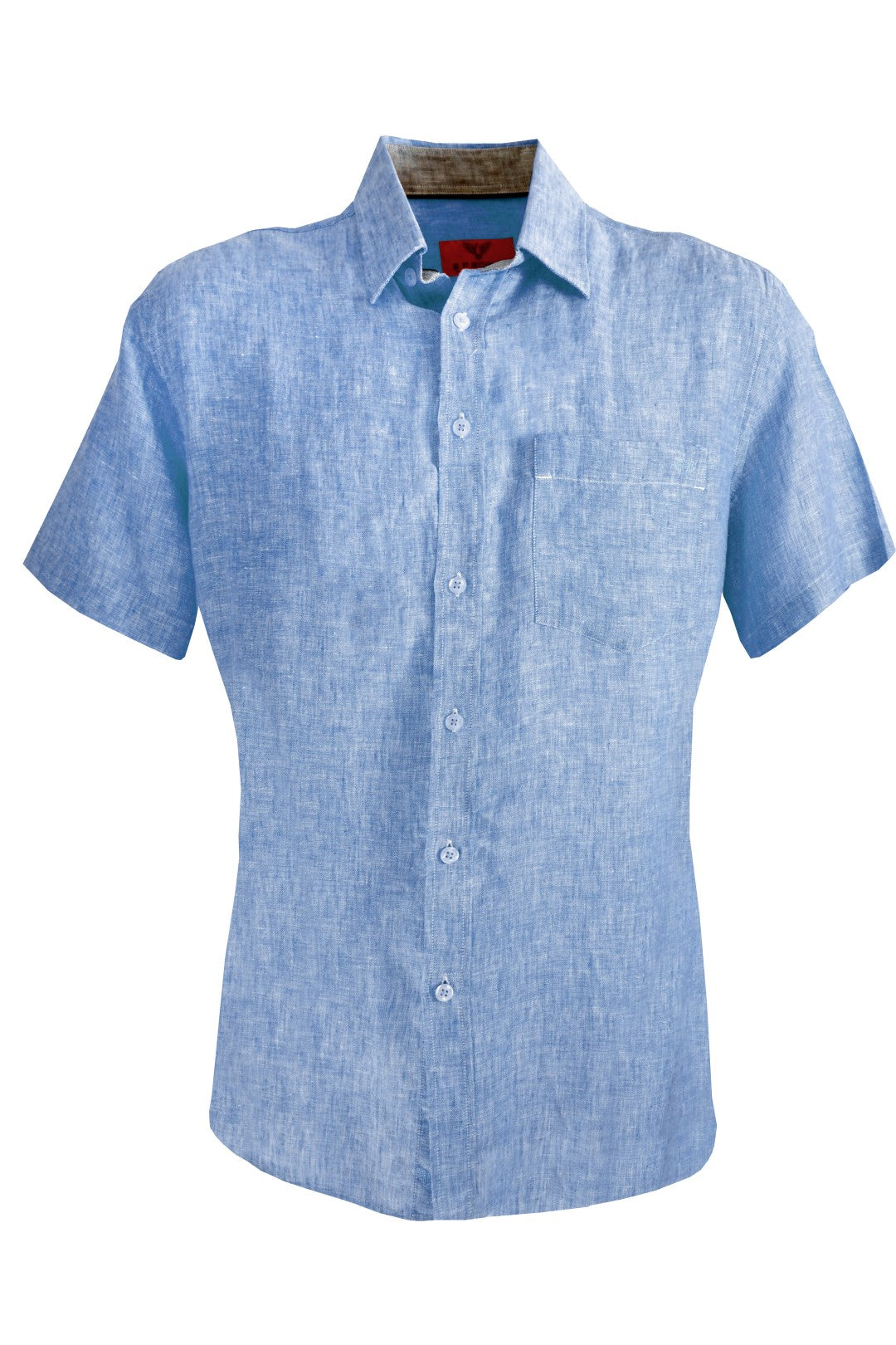 R F Scott Fields Short Sleeve Linen Shirt