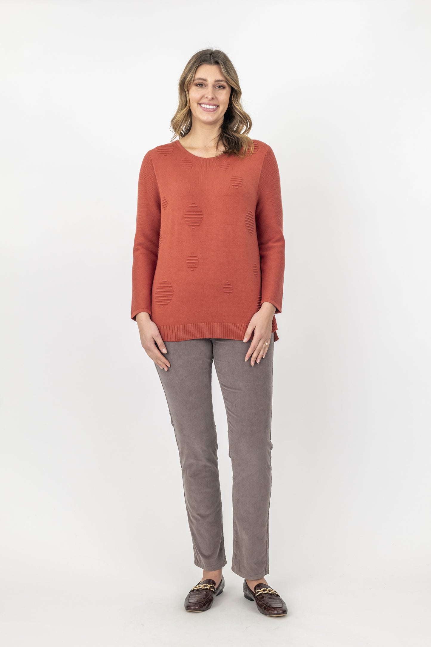 Maglia Wool Blend Crew Neck Jumper - Ginger