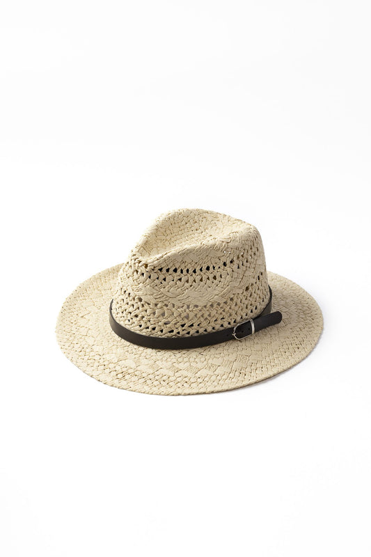 Ava Natural Summer Fedora