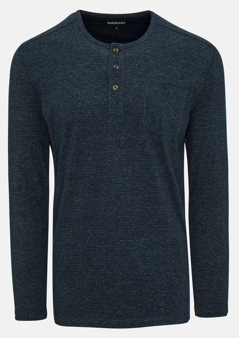 Tarocash Drift Henley Long Sleeve Tee