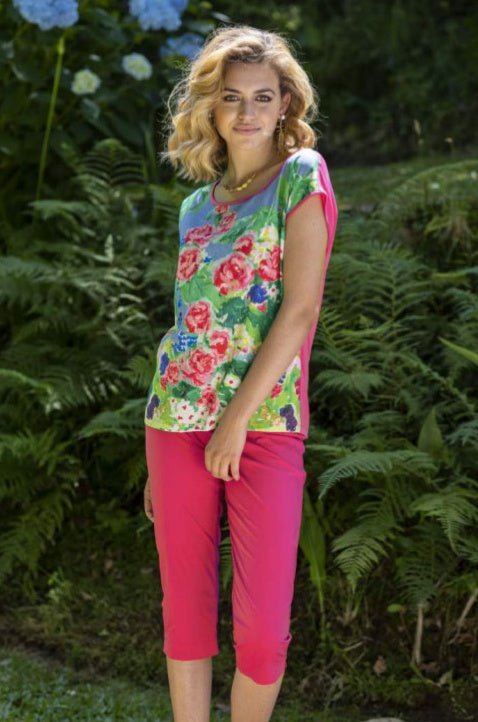 Maloka Short Sleeve Top Flora