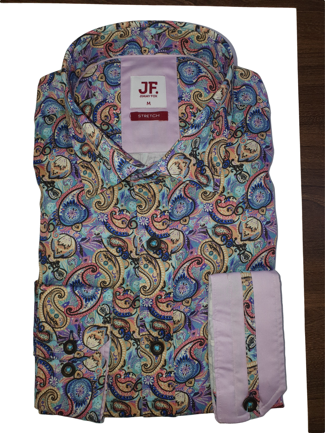 Jimmy Fox Long Sleeve Paisley Print - JF2214